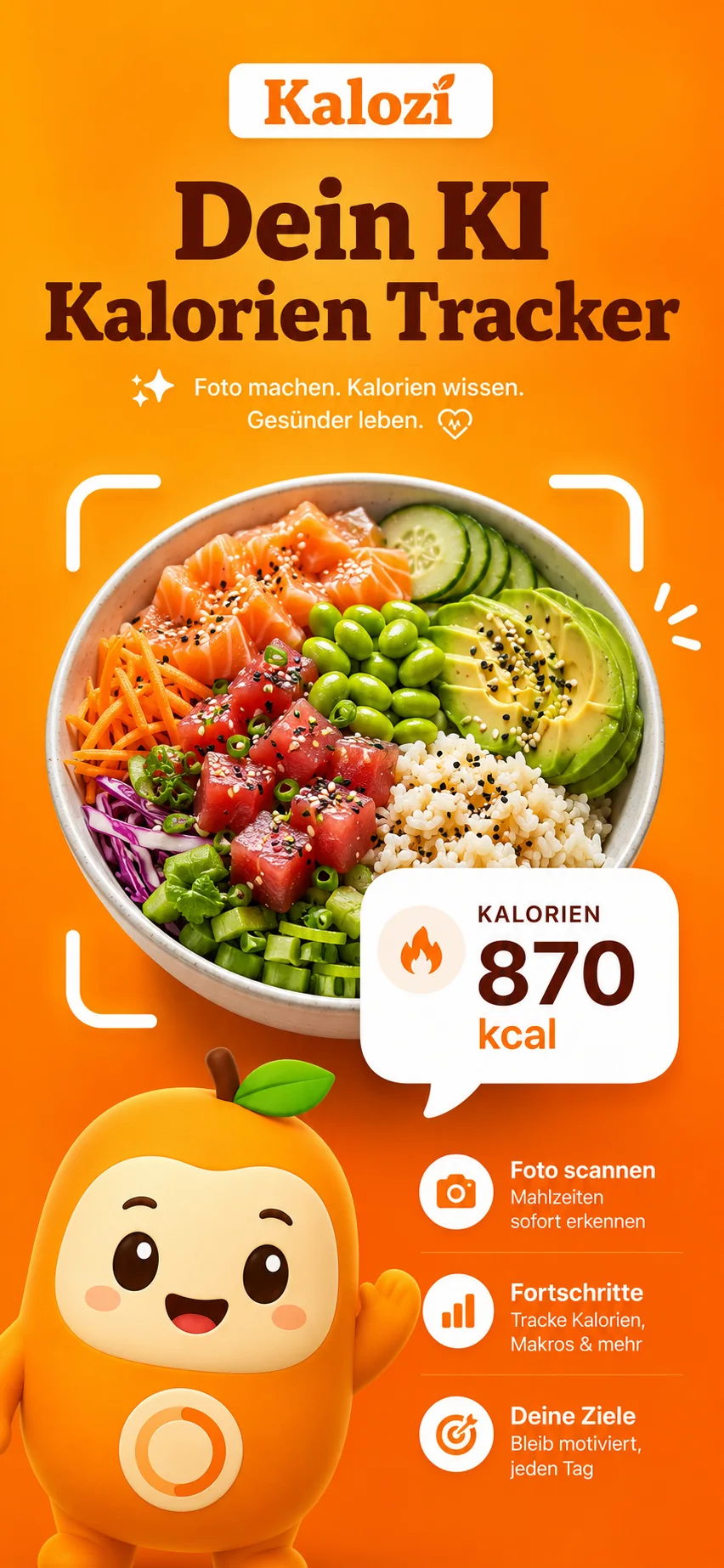 Kalozí KI-Kalorienzähler mit Fotoscan